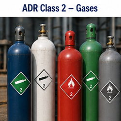 Bombole di gas e gas industriali trasportati secondo la normativa Classe ADR 2