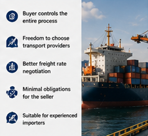 Pianificazione della logistica internazionale e vantaggi della gestione dei trasporti con i termini EXW