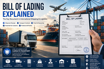 Logistica delle spedizioni internazionali e documentazione di trasporto con Polizza di Carico, container e operazioni merci