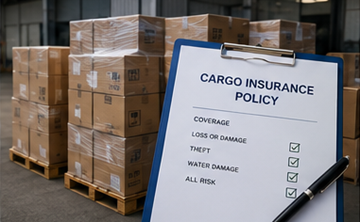 Copertura assicurativa cargo per pallet, container e merci trasportate nella logistica