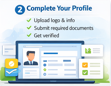 Pagina profilo trasportatore ExusTrans per caricare logo e documenti di verifica.