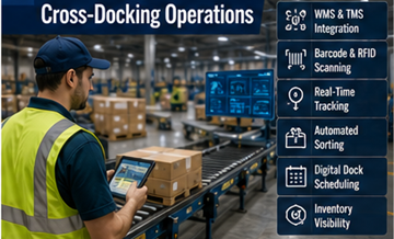 Sistemi tecnologici di magazzino utilizzati nelle operazioni logistiche di cross-docking