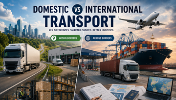 Trasporto merci nazionale e internazionale con camion, attraversamenti di frontiera, magazzini e operazioni logistiche europee