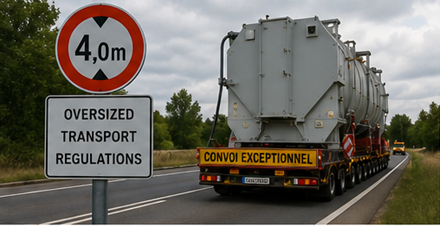 Normative di trasporto europee e conformità logistica per carichi fuori sagoma