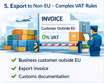 Trasporto in esportazione in uscita dall’Unione Europea con dichiarazione doganale e documentazione di spedizione