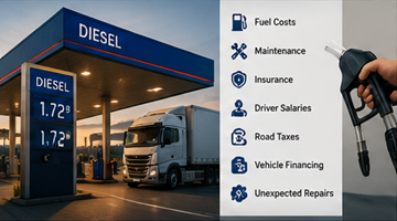 Prezzi del carburante che influenzano la logistica europea e le spese operative delle aziende di trasporto