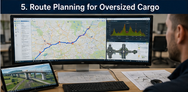 Pianificazione digitale del percorso e analisi delle infrastrutture per il trasporto di carichi eccezionali