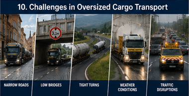 Sfide del trasporto di carichi eccezionali su strade difficili e infrastrutture urbane