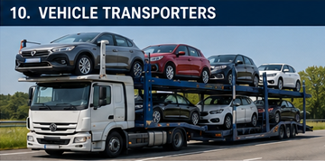 Bisarca che trasporta più auto in Europa