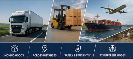 Trasporto merci con camion e logistica del carico sulle autostrade europee
